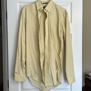 Lands' End Men's No Iron Supima Pinpoint Size 15.5 x 36T Tailored Fit Shirt